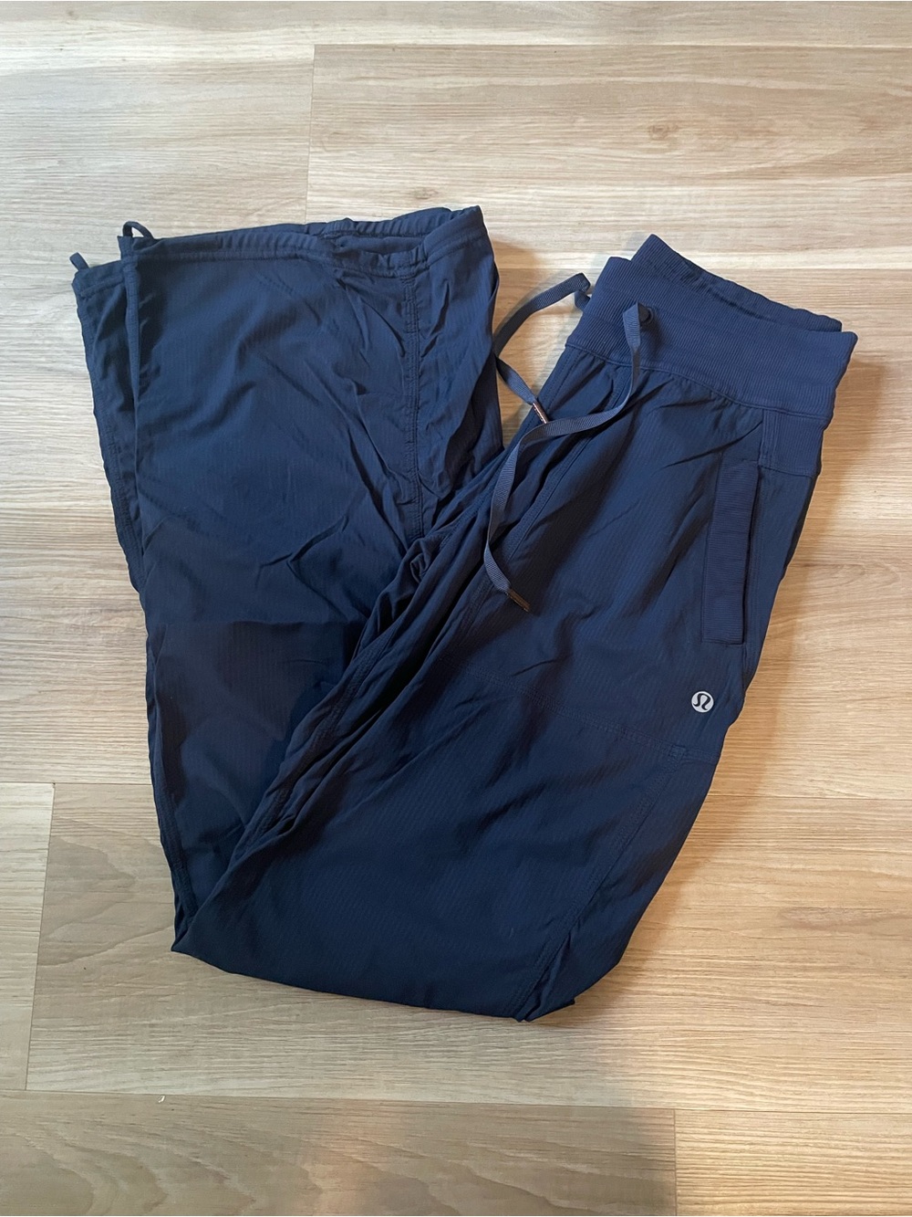 lululemon athletica Navy Blue Drawstring Jogger Pants
